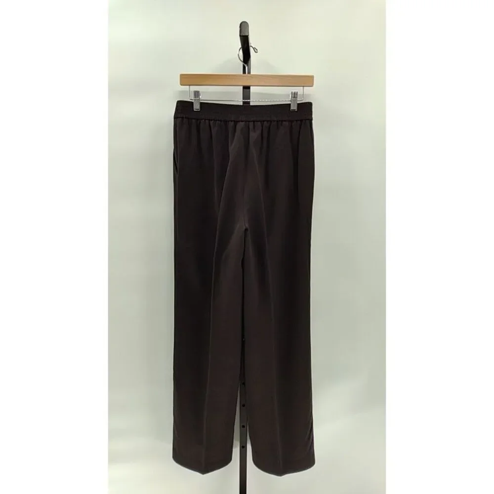 Quince Black Straight-Leg Dress Pants